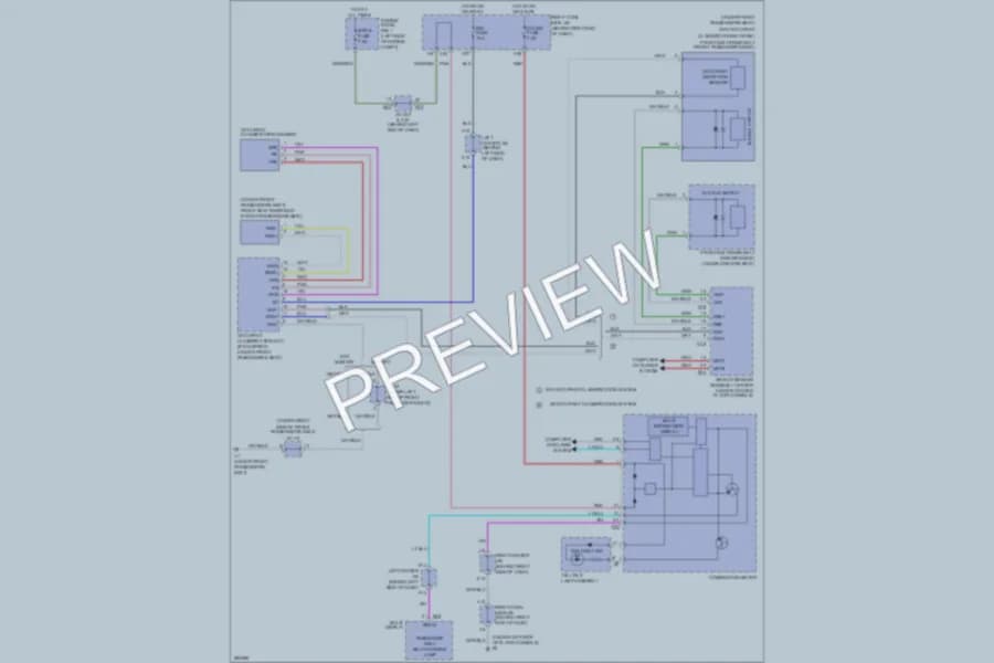 2008 Lexus GS450h Warning Systems wiring diagram preview