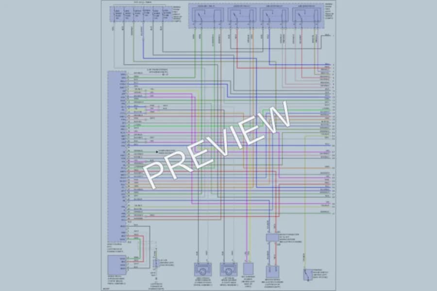 2008 Lexus GS460 Anti Lock Brakes wiring diagram preview