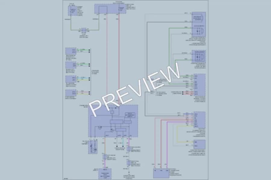2008 Lexus GS460 Warning Systems wiring diagram preview