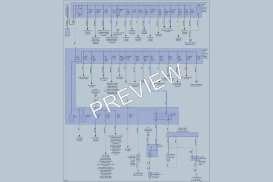 2008 Lexus GX470 Power Distribution wiring diagram preview