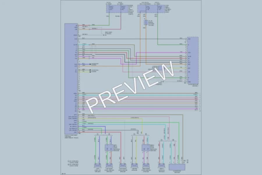 2008 Lexus IS250 Radio wiring diagram preview