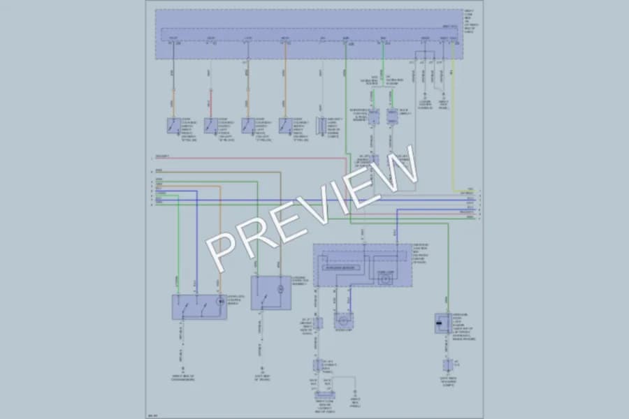 2008 Lexus IS350 Anti Theft wiring diagram preview