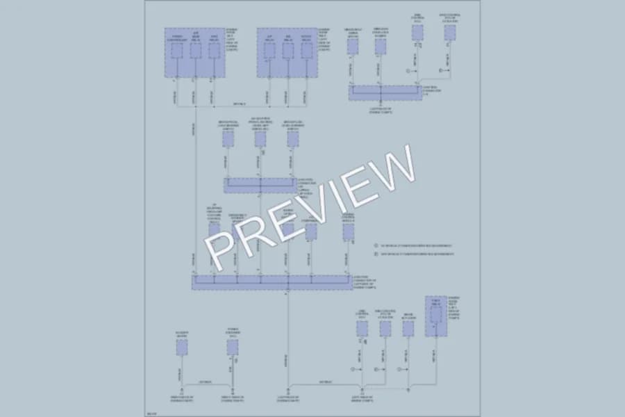 2008 Lexus IS350 Ground Distribution wiring diagram preview