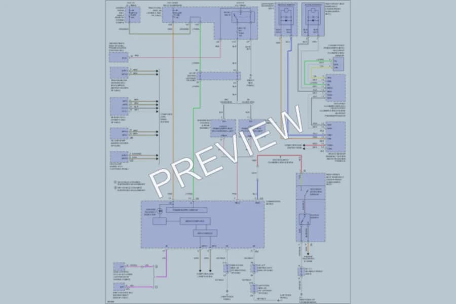2008 Lexus IS350 Warning Systems wiring diagram preview