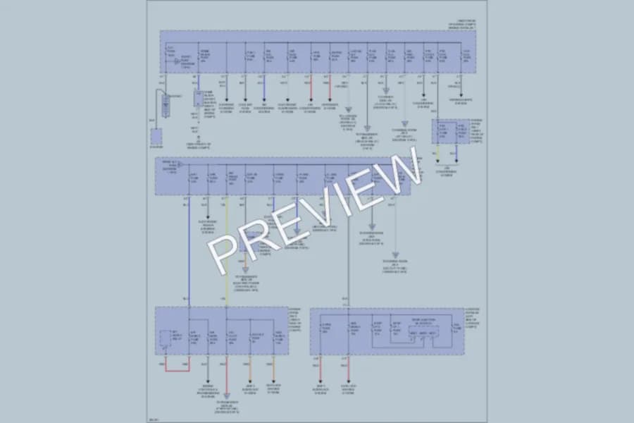 2008 Lexus LS460 Power Distribution wiring diagram preview