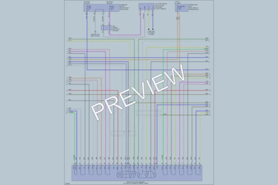 2008 Lexus LS600h Anti Lock Brakes wiring diagram preview