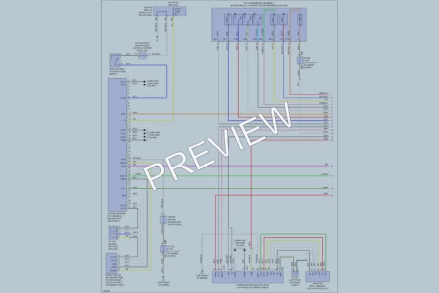 2008 Lexus LS600h Cruise Control wiring diagram preview