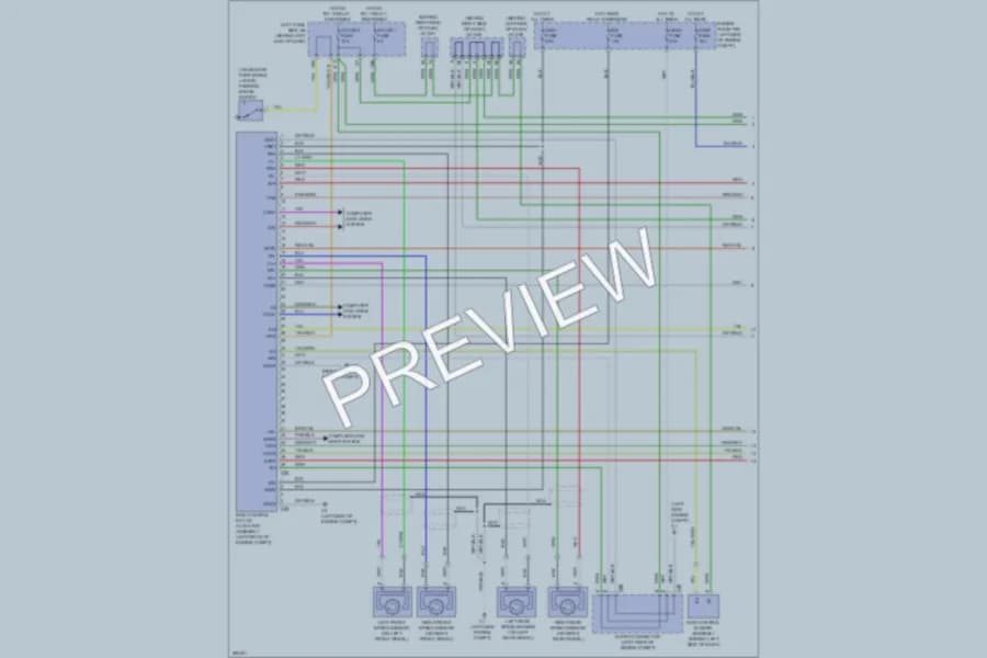 2008 Lexus LX570 Anti Lock Brakes wiring diagram preview