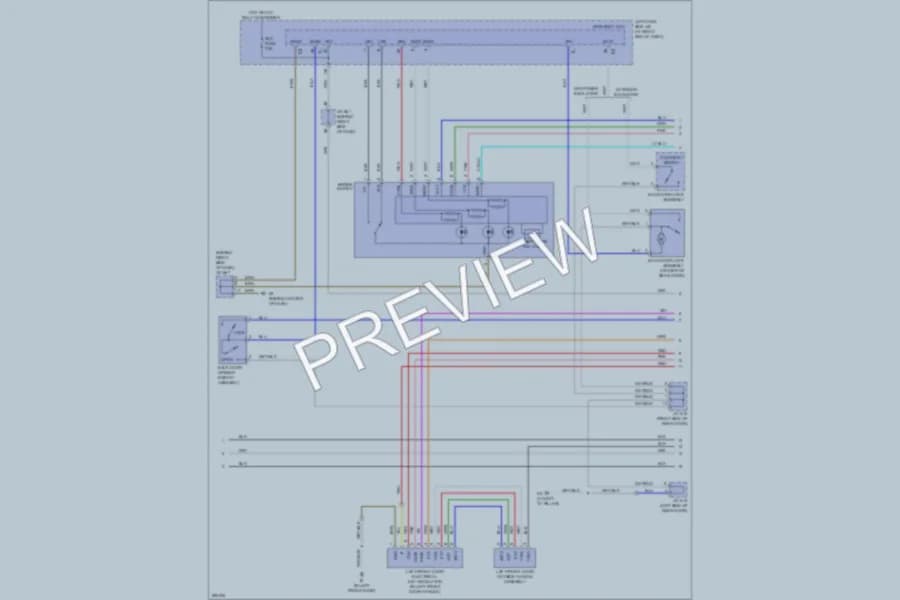 2008 Lexus LX570 Anti Theft wiring diagram preview