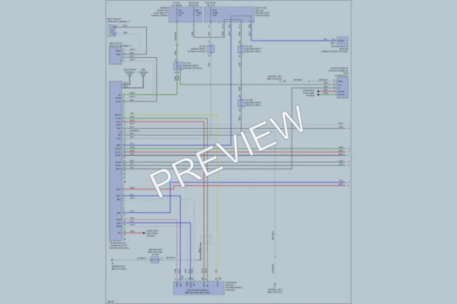 2008 Lexus LX570 Navigation wiring diagram preview
