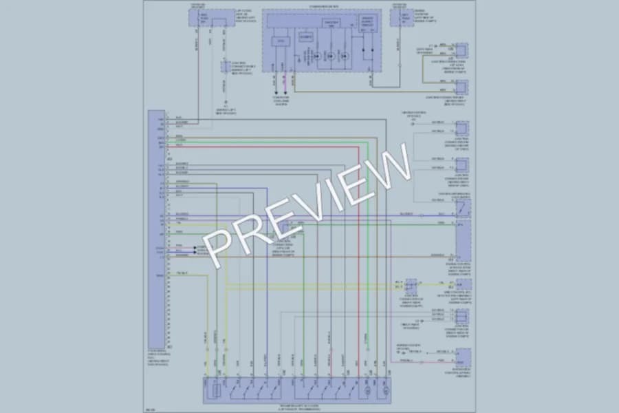 2008 Lexus LX570 Transmission wiring diagram preview