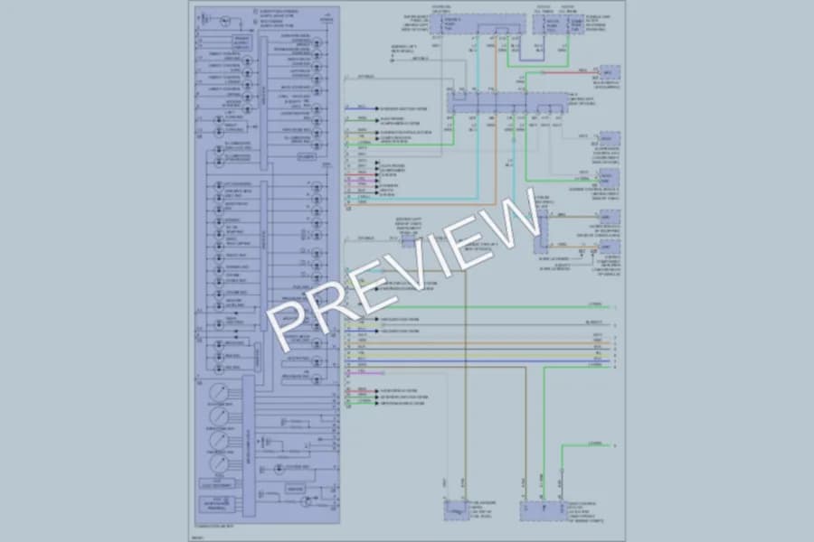 2008 Lexus RX350 Instrument Cluster wiring diagram preview