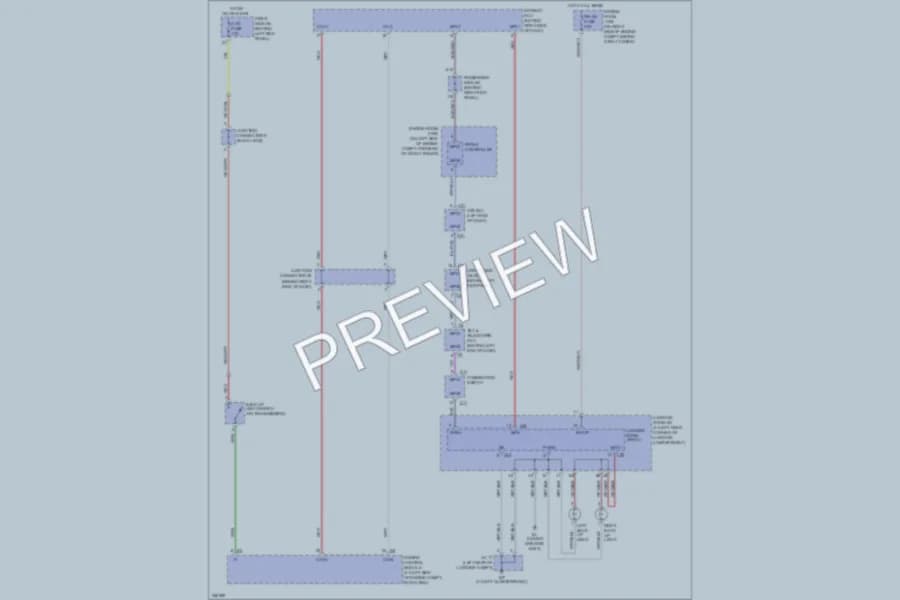 2008 Lexus SC430 Exterior Lights wiring diagram preview