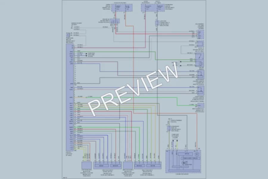 2008 Lexus SC430 Headlights wiring diagram preview