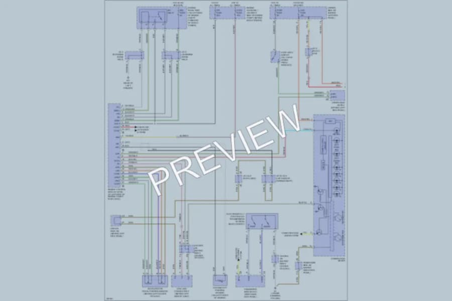 2008 Lexus SC430 Transmission wiring diagram preview