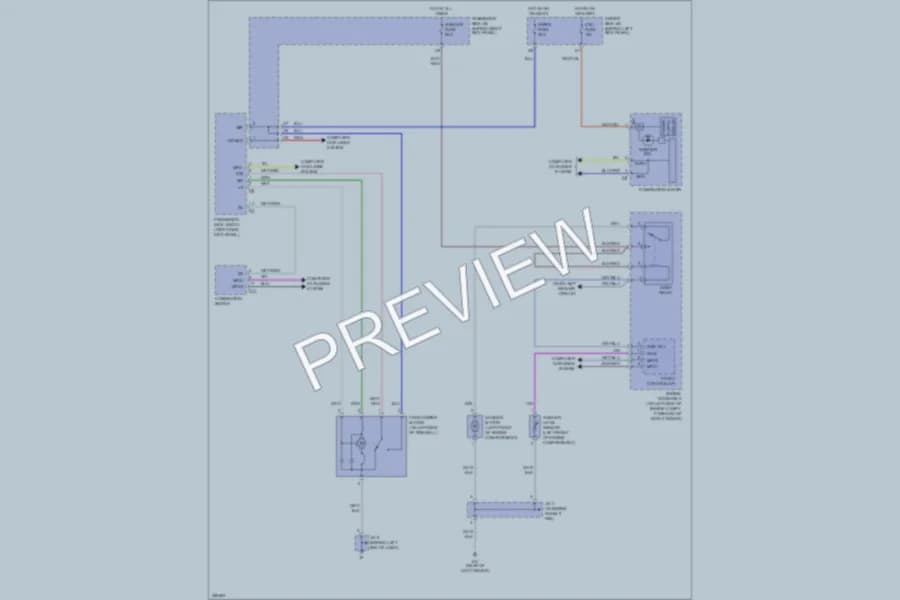 2008 Lexus SC430 Wiper Washer wiring diagram preview