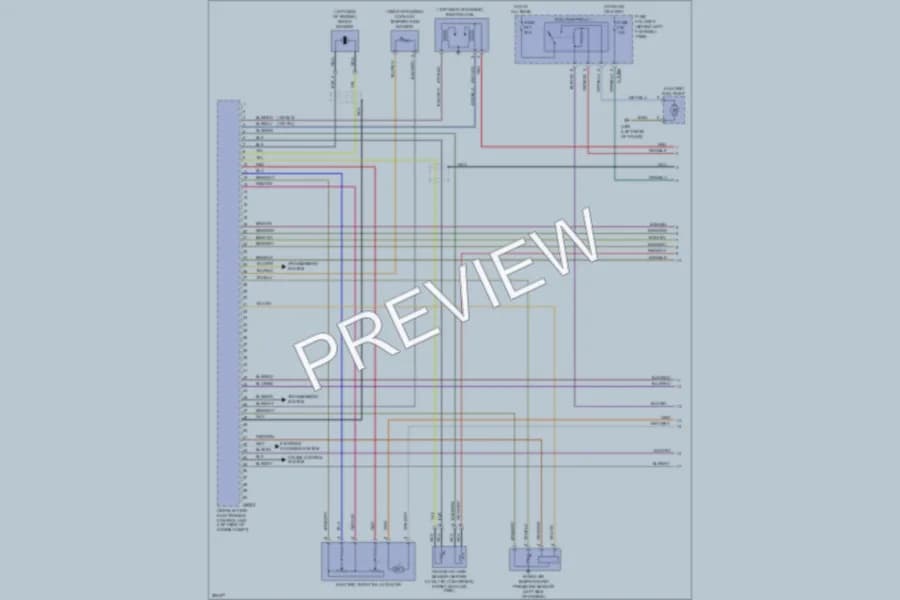 2008 MINI Cooper Engine Performance wiring diagram preview