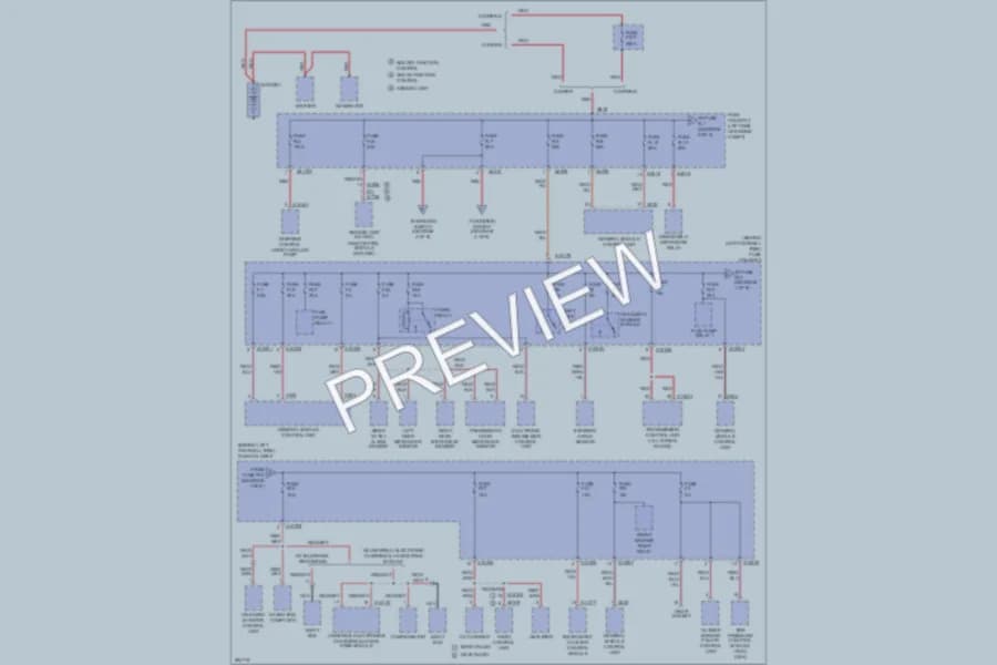 2008 MINI Cooper Power Distribution wiring diagram preview