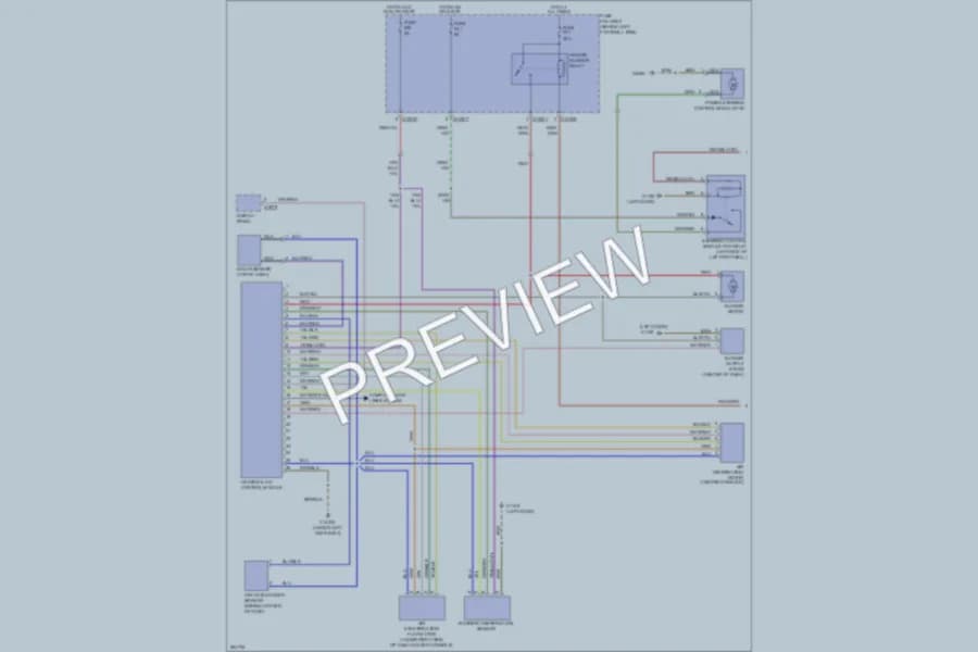 2008 MINI CooperClubman Air Conditioning wiring diagram preview