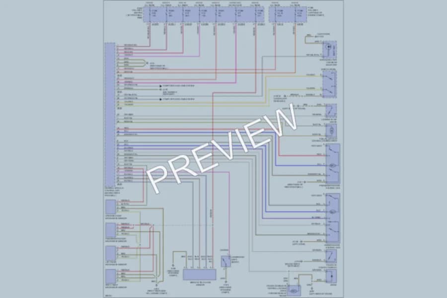 2008 MINI CooperClubman Anti Theft wiring diagram preview