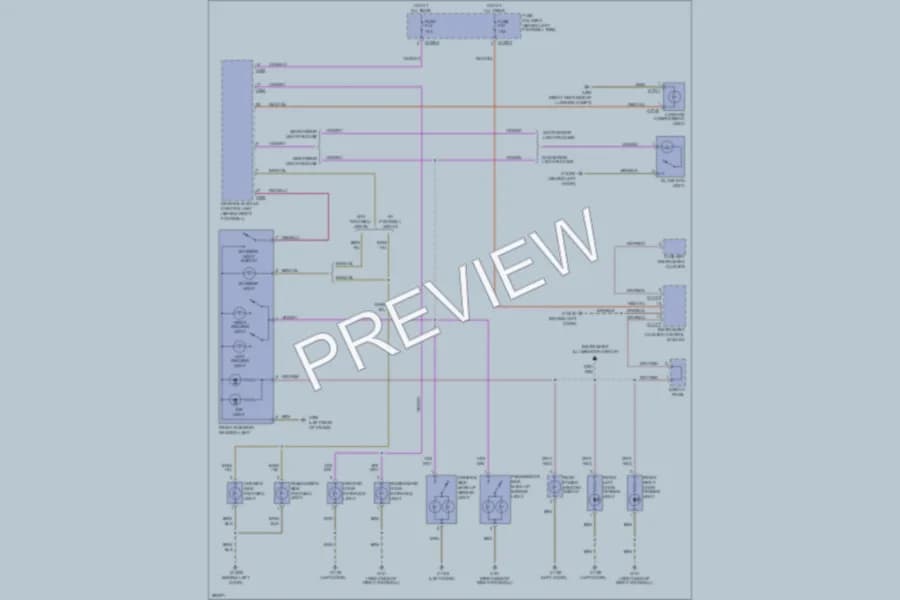 2008 MINI CooperClubman Interior Lights wiring diagram preview
