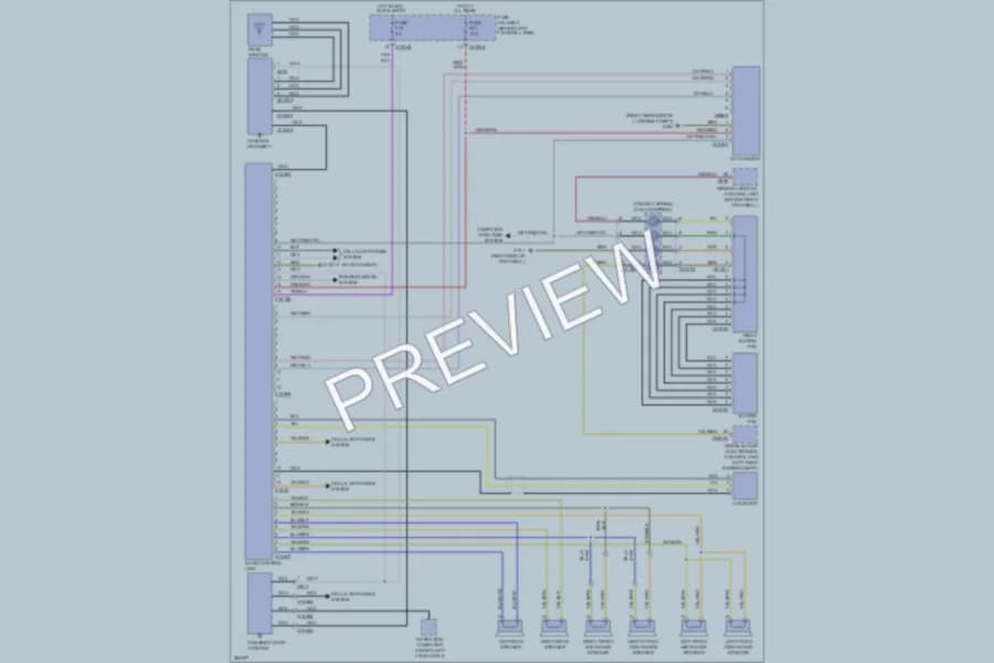 2008 MINI CooperClubman Radio wiring diagram preview