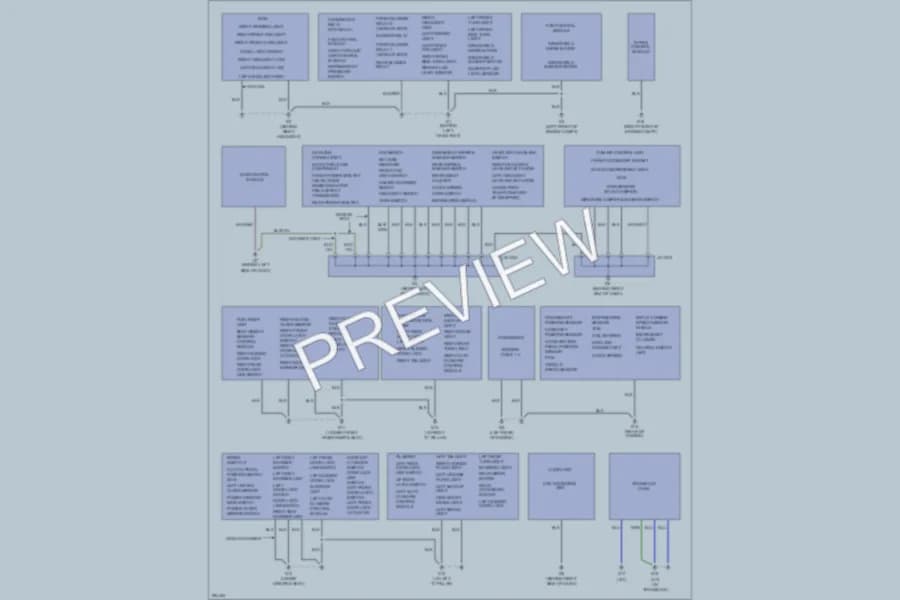 2008 Mazda 5 Ground Distribution wiring diagram preview