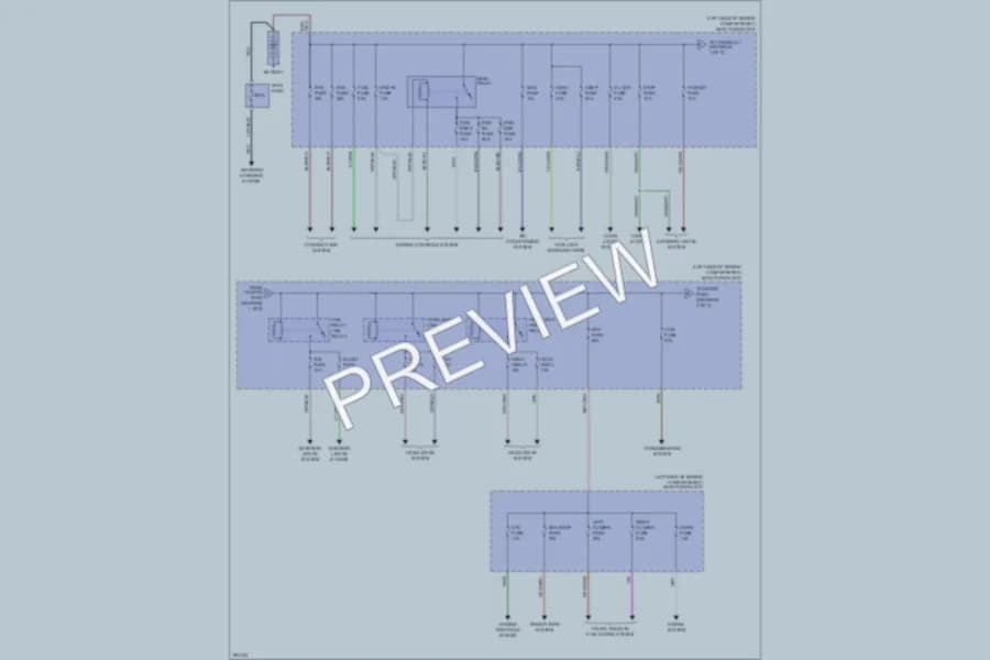 2008 Mazda 5 Power Distribution wiring diagram preview