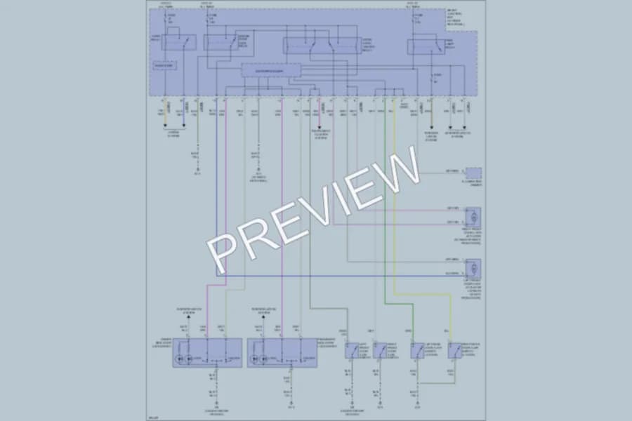 2008 Mazda B2300 Anti Theft wiring diagram preview
