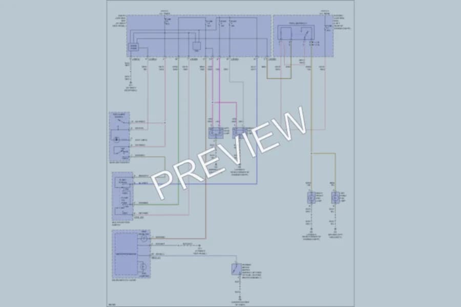 2008 Mazda B2300 Headlights wiring diagram preview