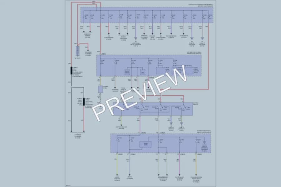 2008 Mazda B2300 Power Distribution wiring diagram preview
