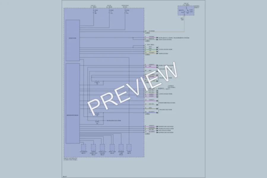 2008 Mazda B4000 Body Control Modules wiring diagram preview