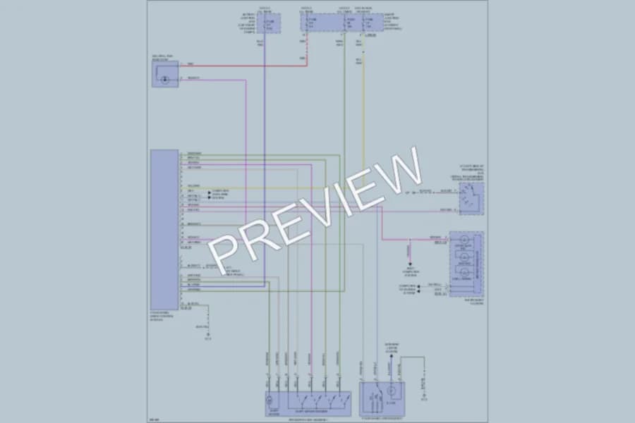 2008 Mazda B4000 Transmission wiring diagram preview