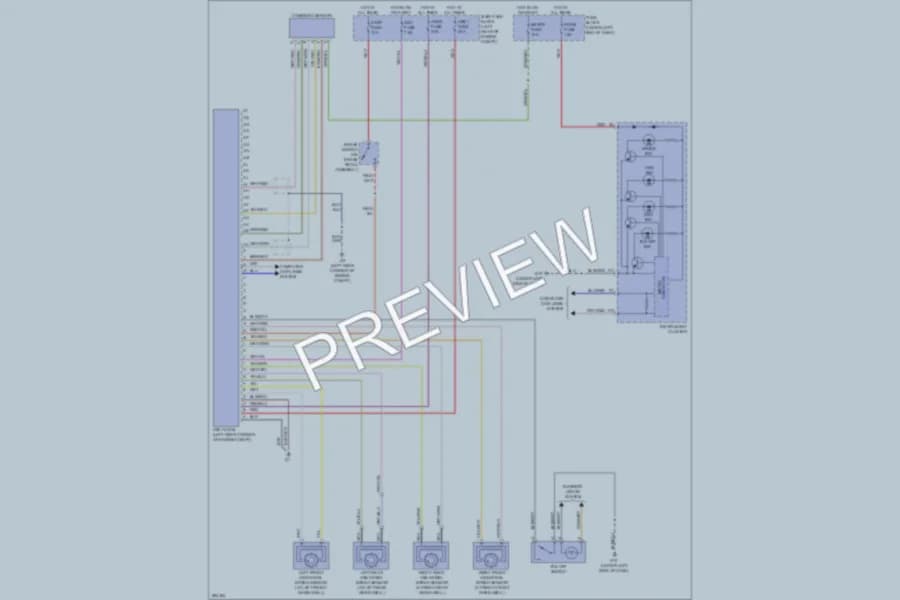 2008 Mazda CX7 Anti Lock Brakes wiring diagram preview
