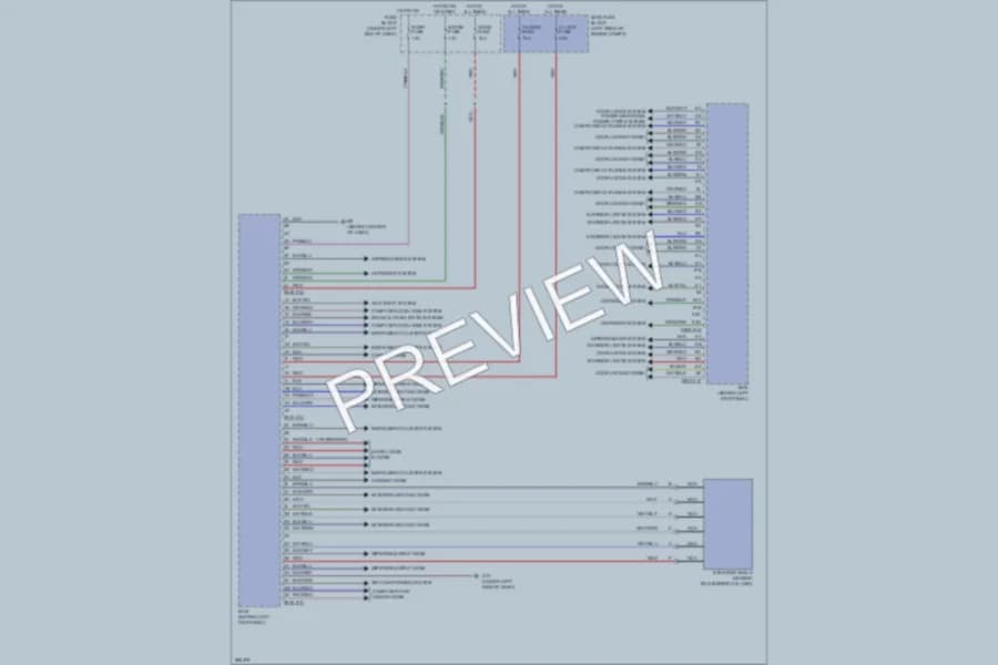 2008 Mazda CX7 Body Control Modules wiring diagram preview