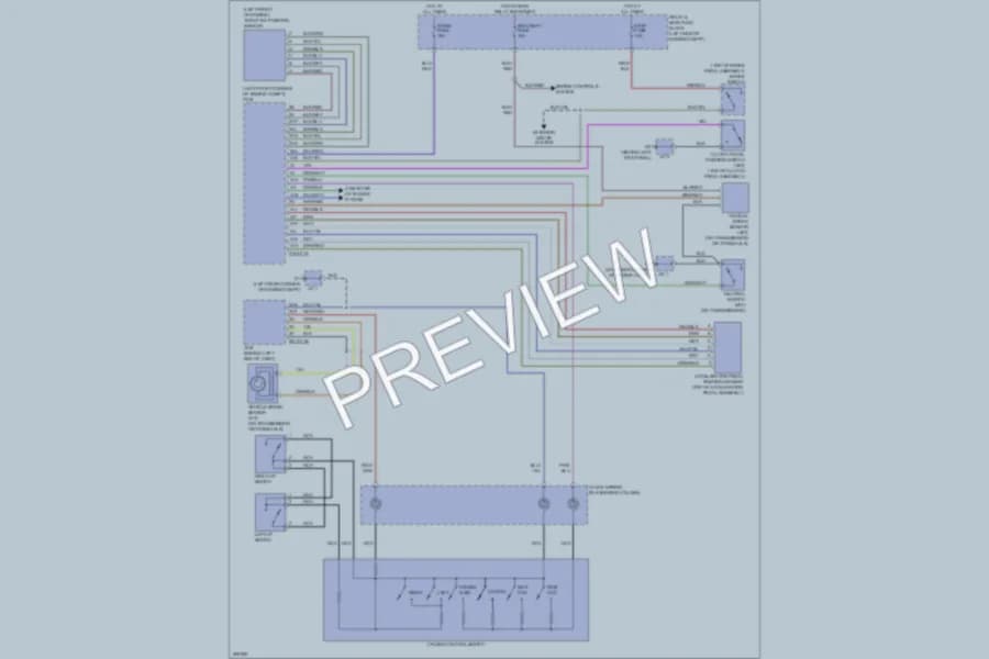 2008 Mazda MX5Miata Cruise Control wiring diagram preview