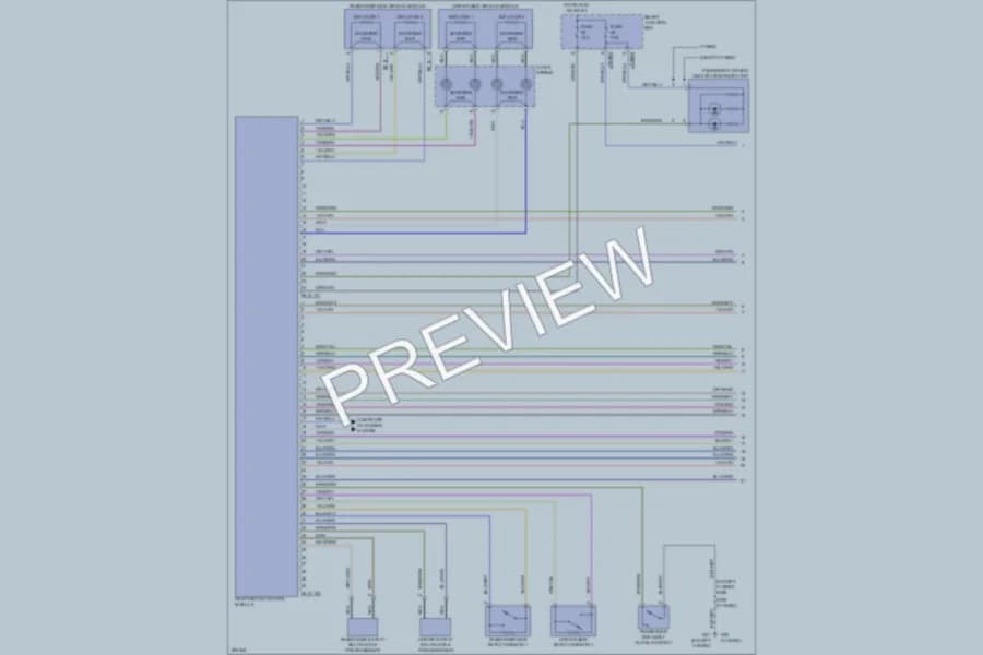 2008 Mazda TributeHybrid Supplemental Restraints wiring diagram preview