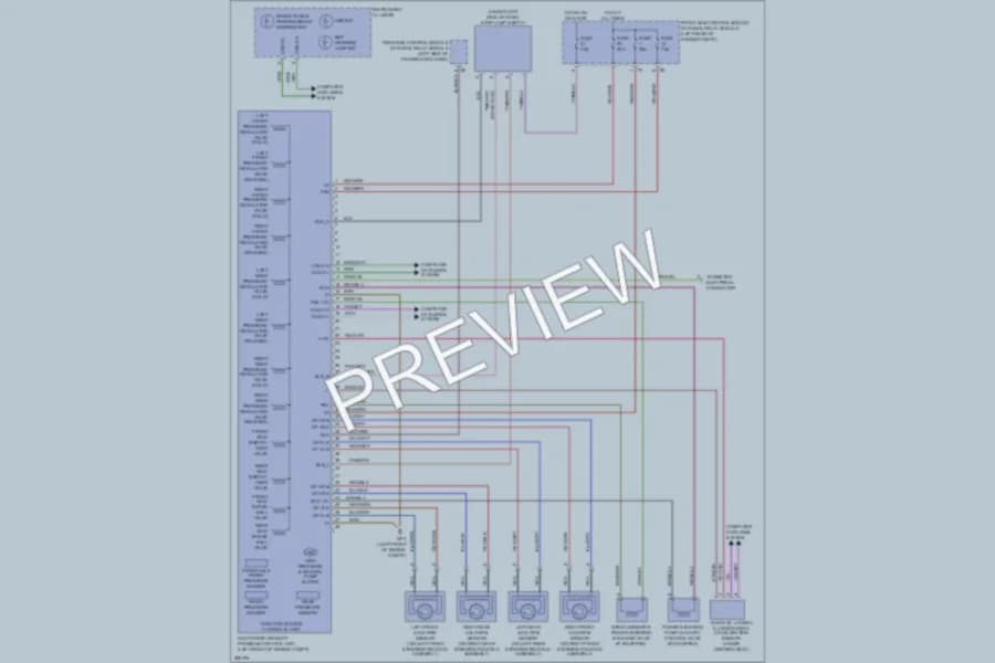 2008 MercedesBenz C300 Anti Lock Brakes wiring diagram preview