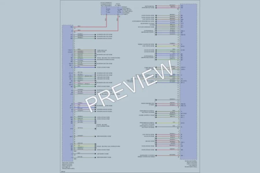 2008 MercedesBenz C300 Body Control Modules wiring diagram preview