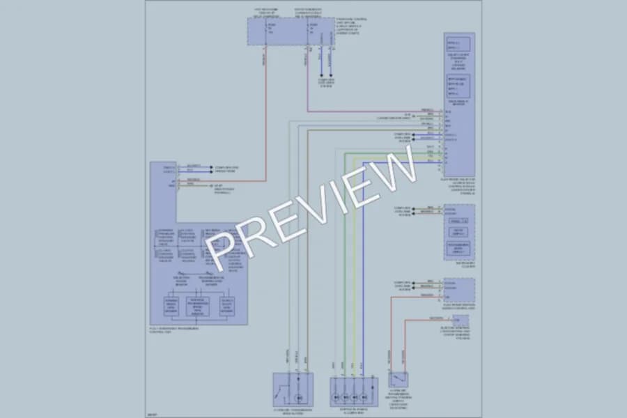 2008 MercedesBenz C300 Transmission wiring diagram preview