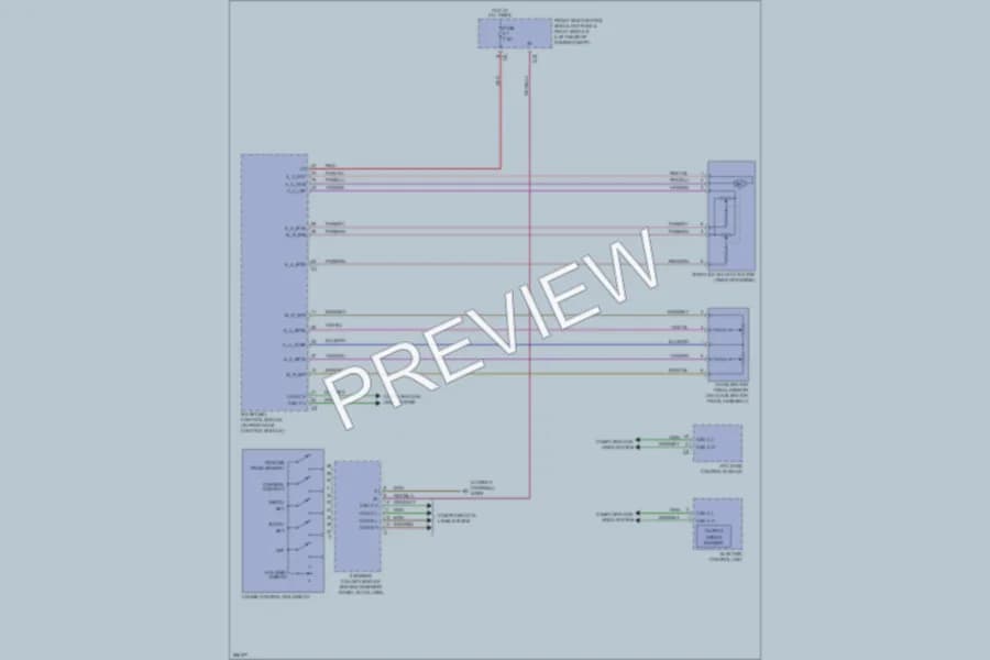 2008 MercedesBenz CLK350 Cruise Control wiring diagram preview