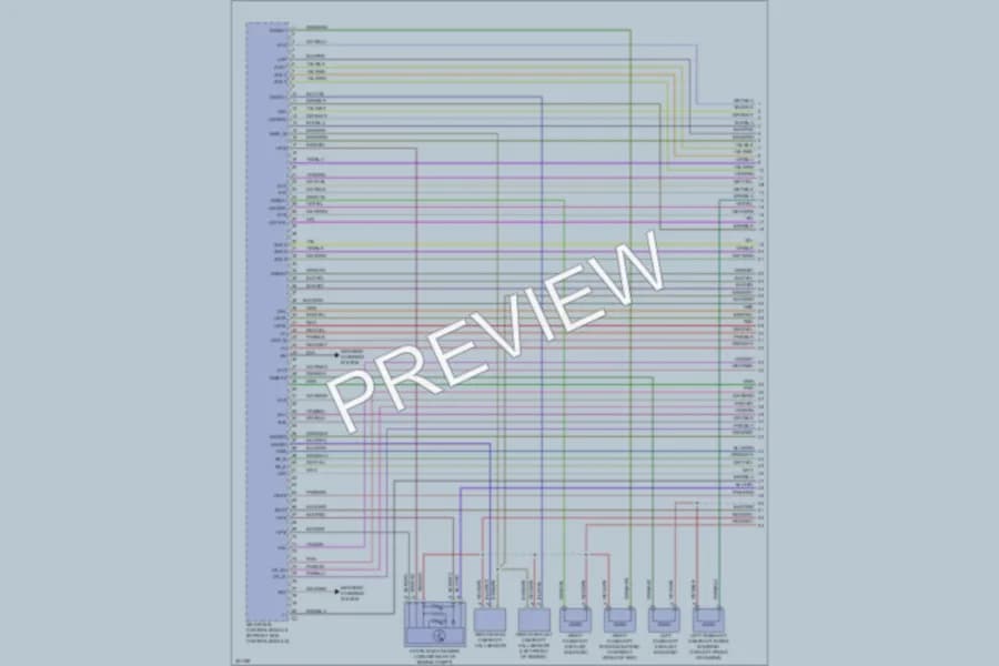2008 MercedesBenz CLK350 Engine Performance wiring diagram preview