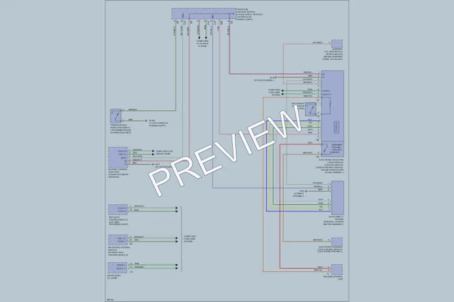 2008 MercedesBenz CLK350 Shift Interlock wiring diagram preview