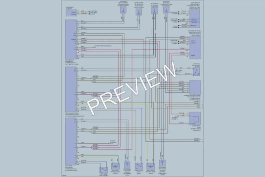 2008 MercedesBenz CLK550 Anti Theft wiring diagram preview