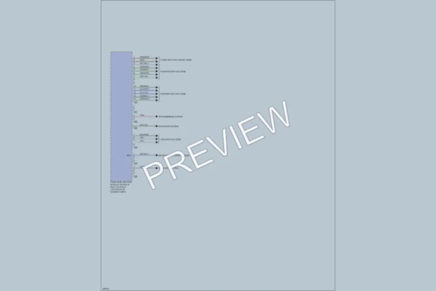 2008 MercedesBenz CLK550 Body Control Modules wiring diagram preview