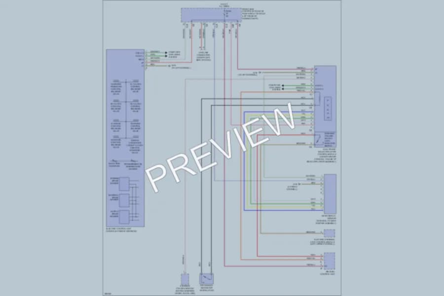2008 MercedesBenz CLK550 Transmission wiring diagram preview