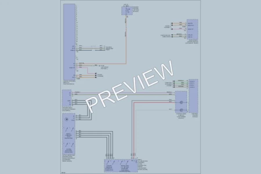 2008 MercedesBenz CLS550 Navigation wiring diagram preview