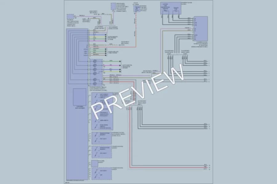 2008 MercedesBenz E350 Electronic Power Steering wiring diagram preview