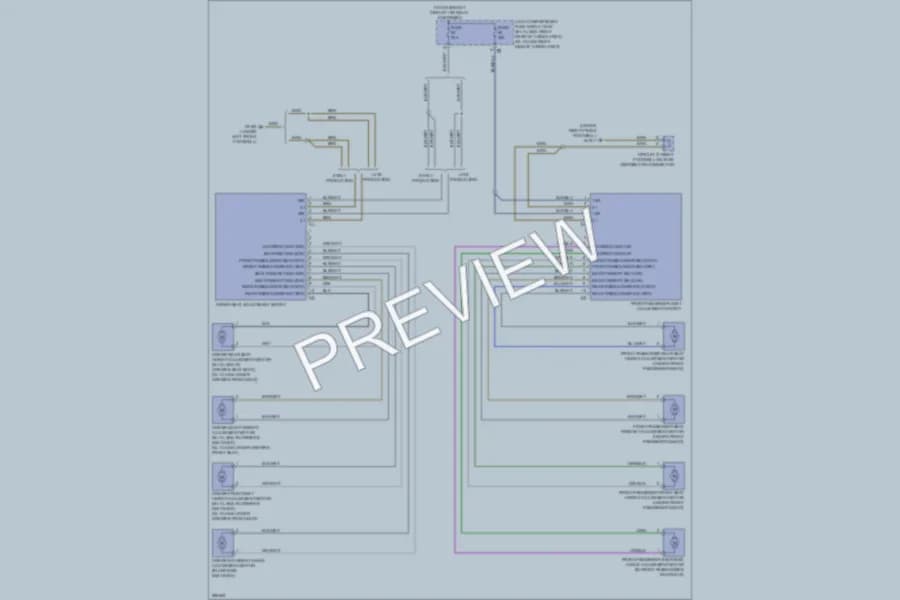 2008 MercedesBenz GL450 Power Seats wiring diagram preview
