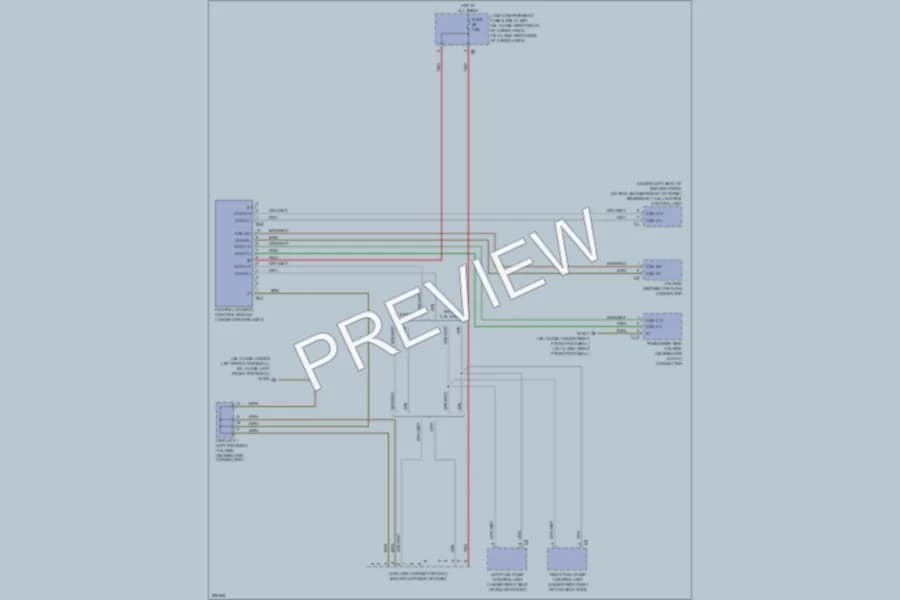 2008 MercedesBenz GL550 Computer Data Lines wiring diagram preview
